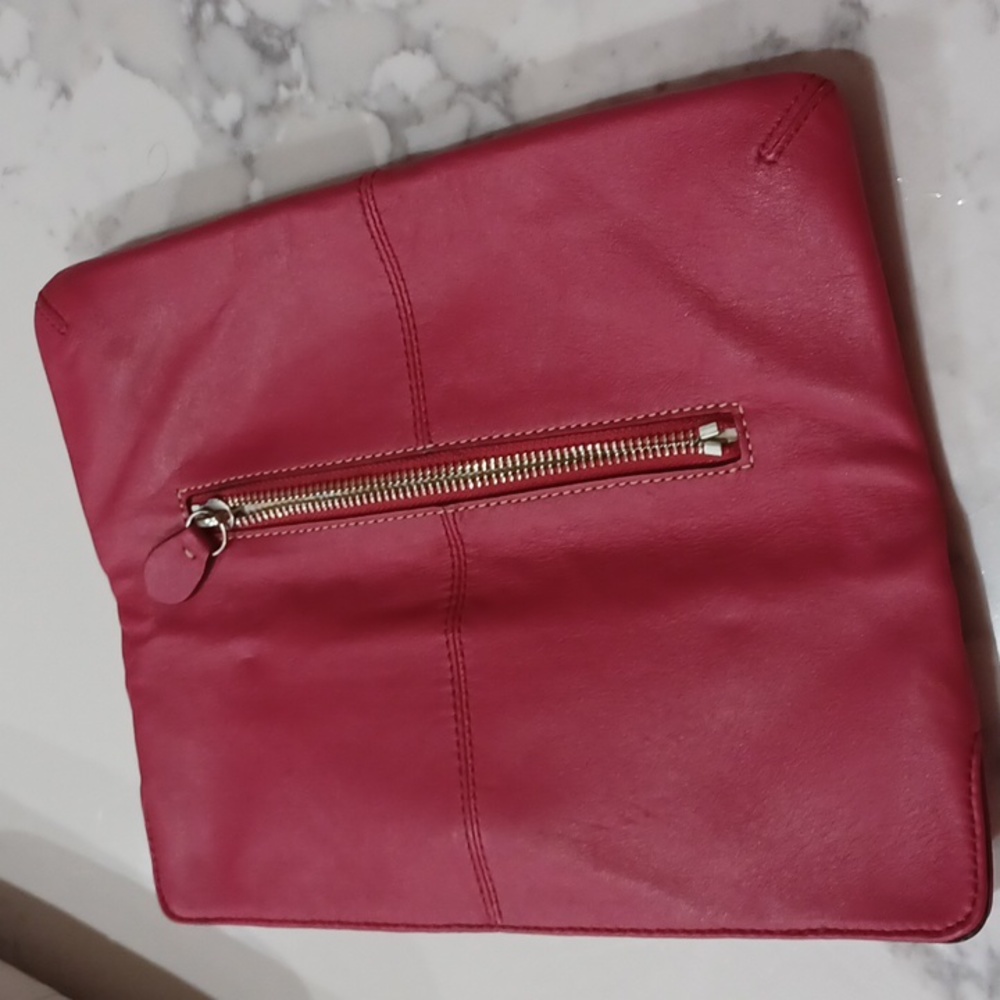 RED COACH 2007 MADELINE  COACH CLUTCH BAG